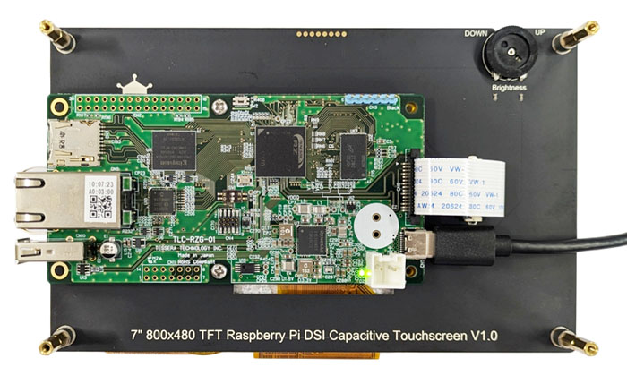 液晶パネル接続例